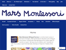 Tablet Screenshot of marsmontessori.com